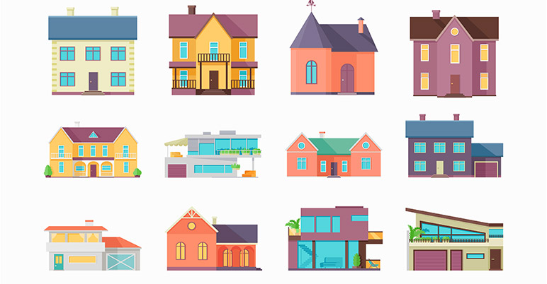 Les différentes formes de maisons